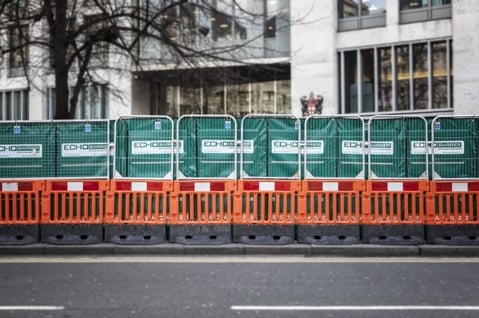 Echo Barriers on the road