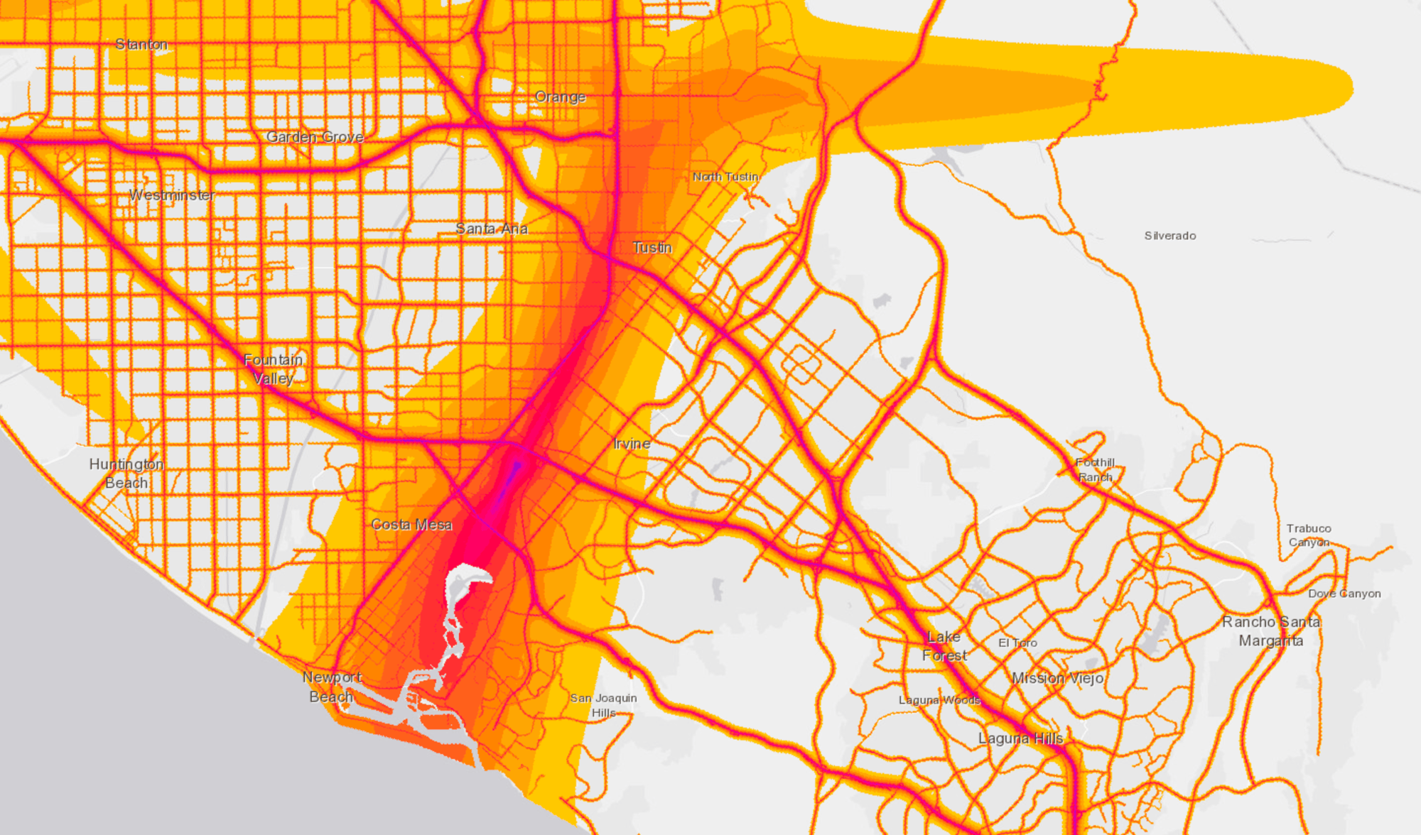 City Of Sounds: Noise Map Of Los Angeles