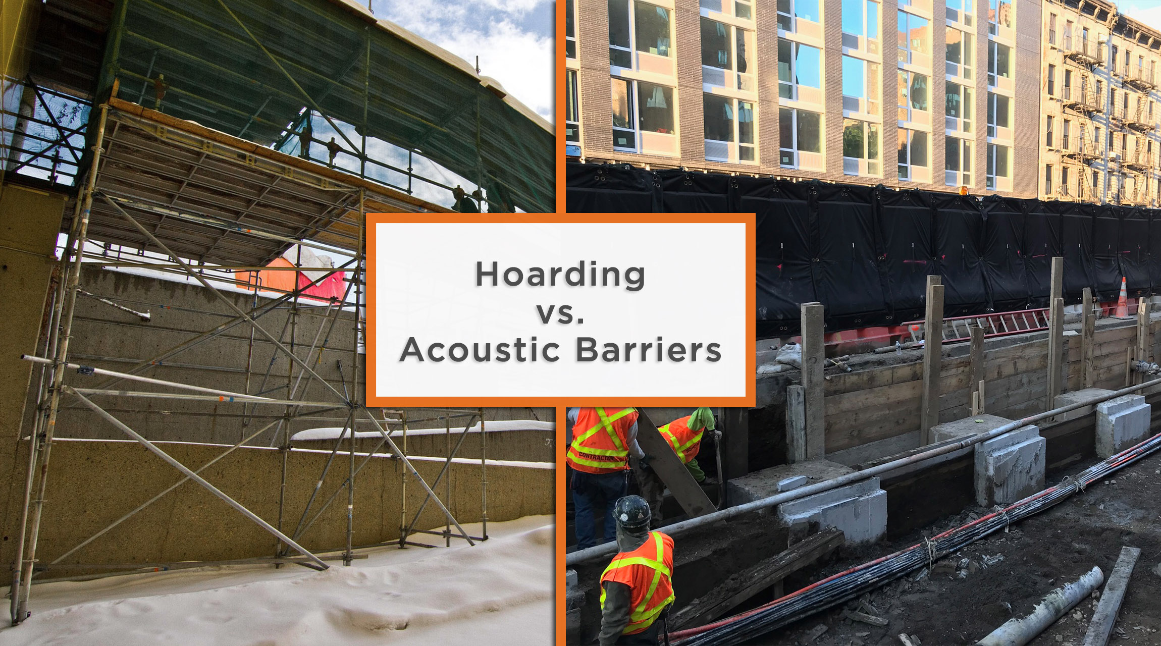 Hoarding vs. Acoustic Barriers