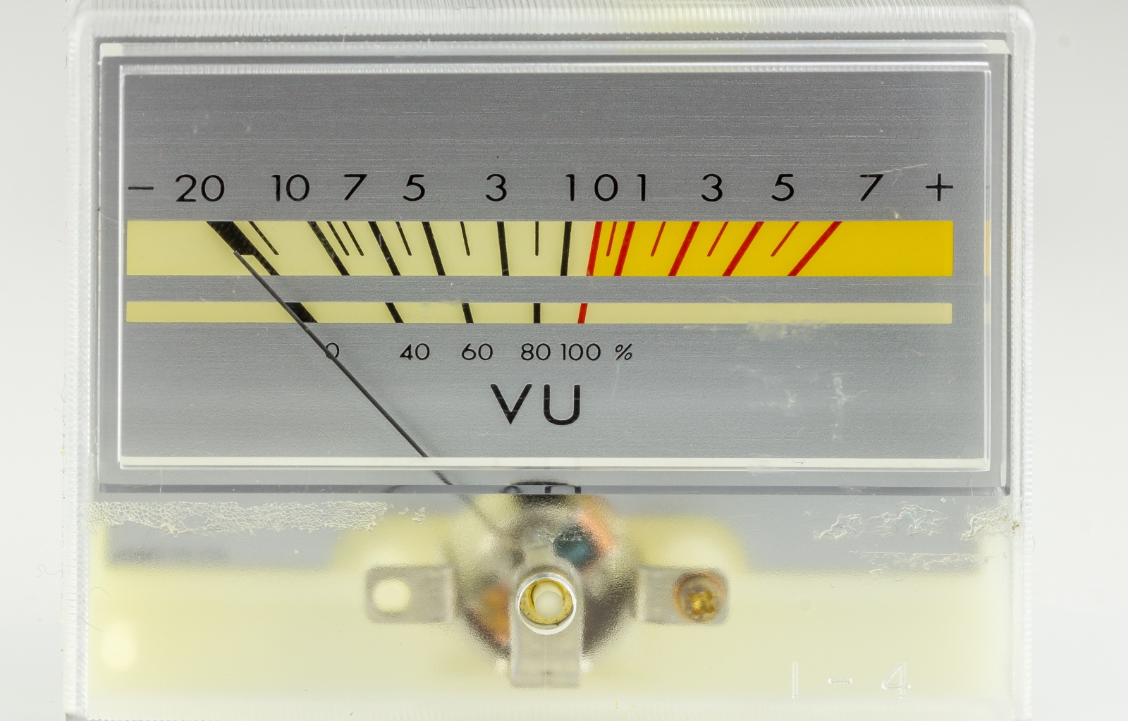 UV meter measuring sound levels